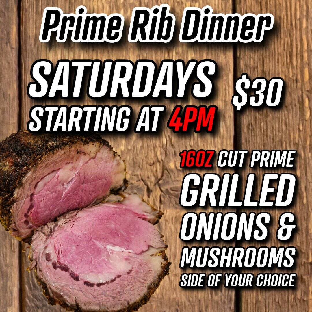 Saturday Prime Rib & Live Music | Taproom & Grill | Hubbleton Brewing ...